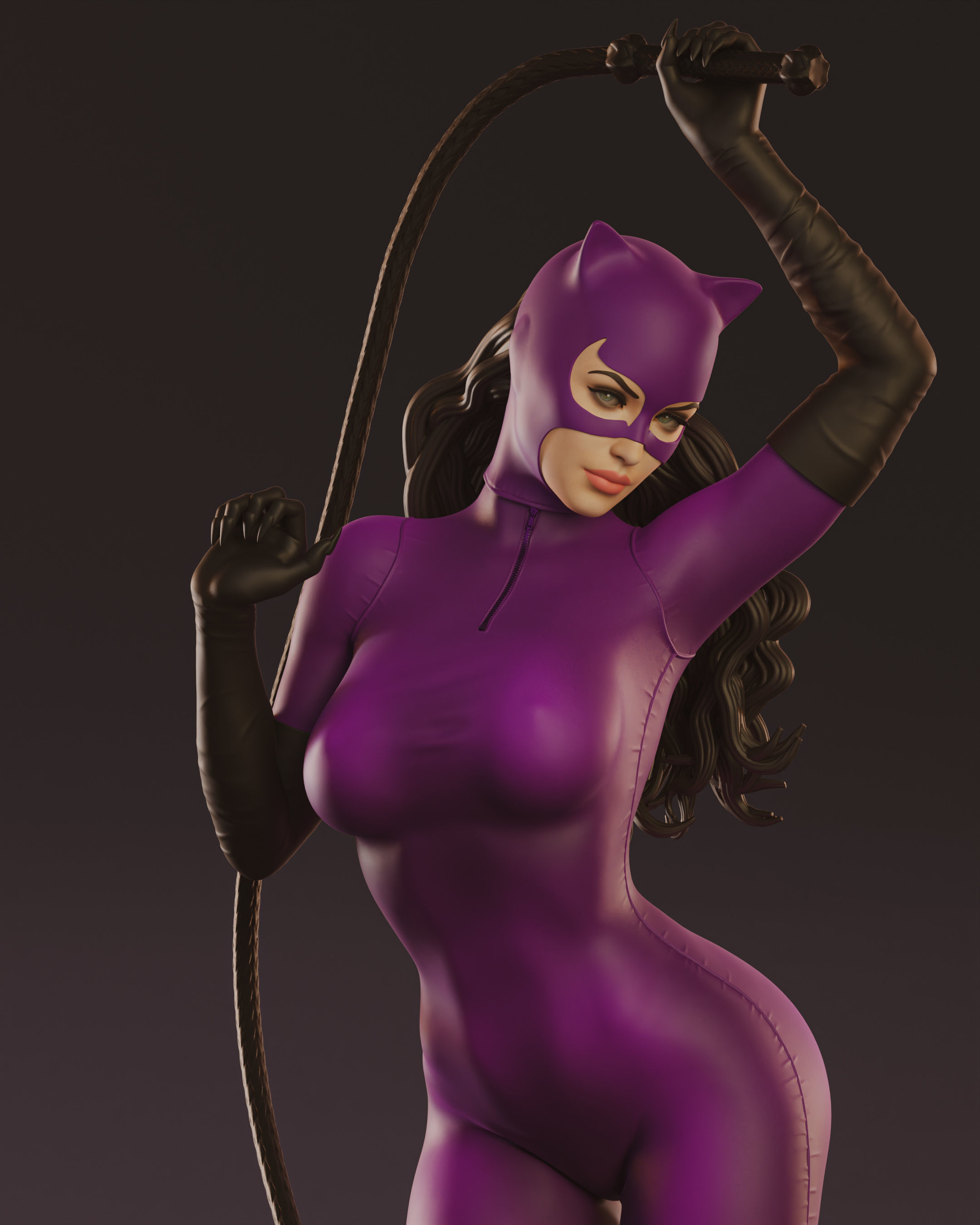 Catwoman 3D print model_8