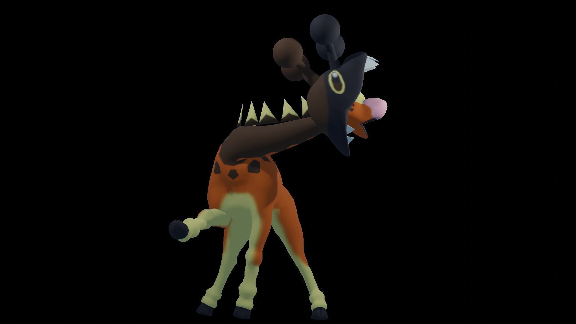 Farigiraf Low-poly 3D model_3