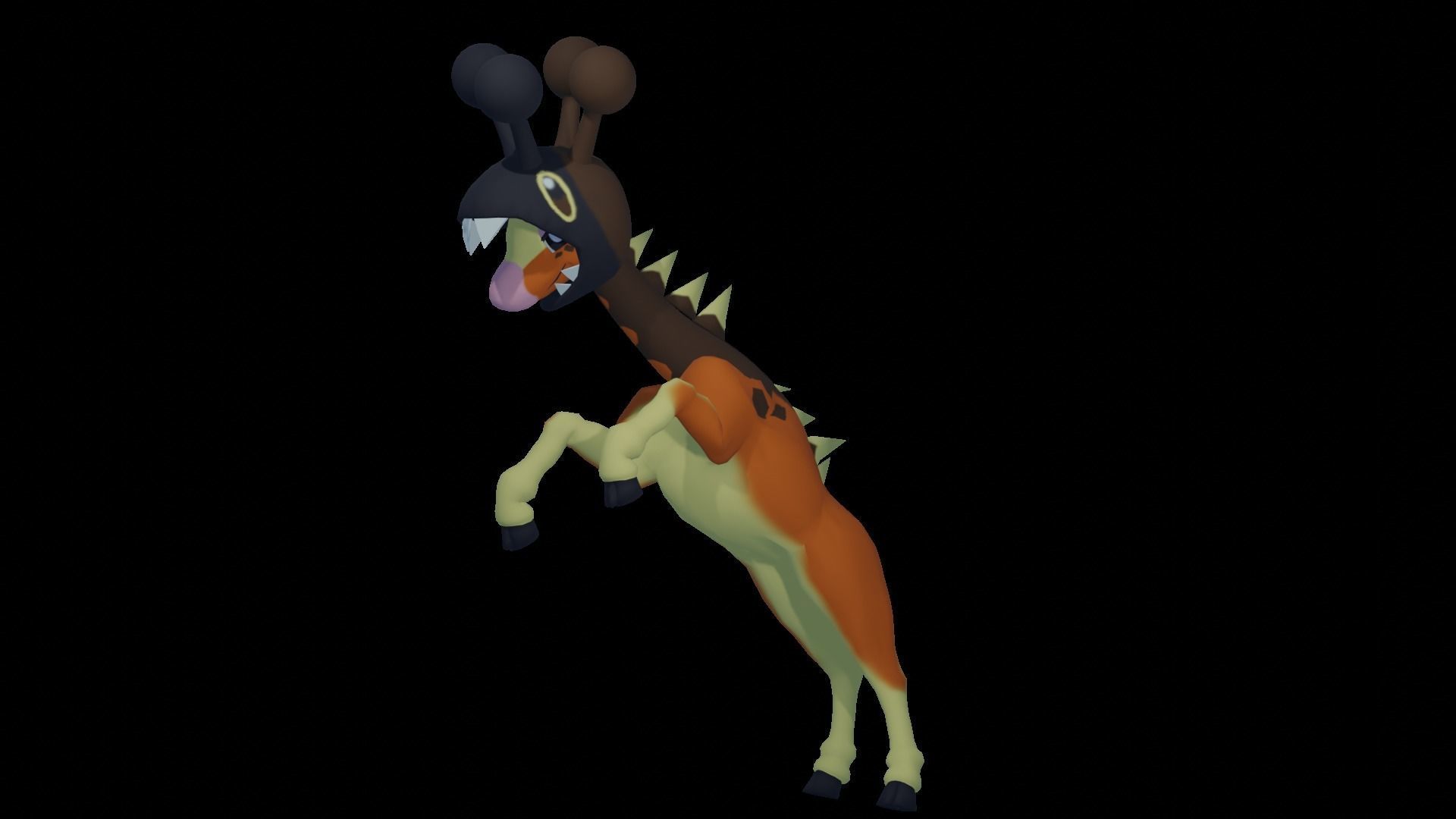 Farigiraf Low-poly 3D model_2