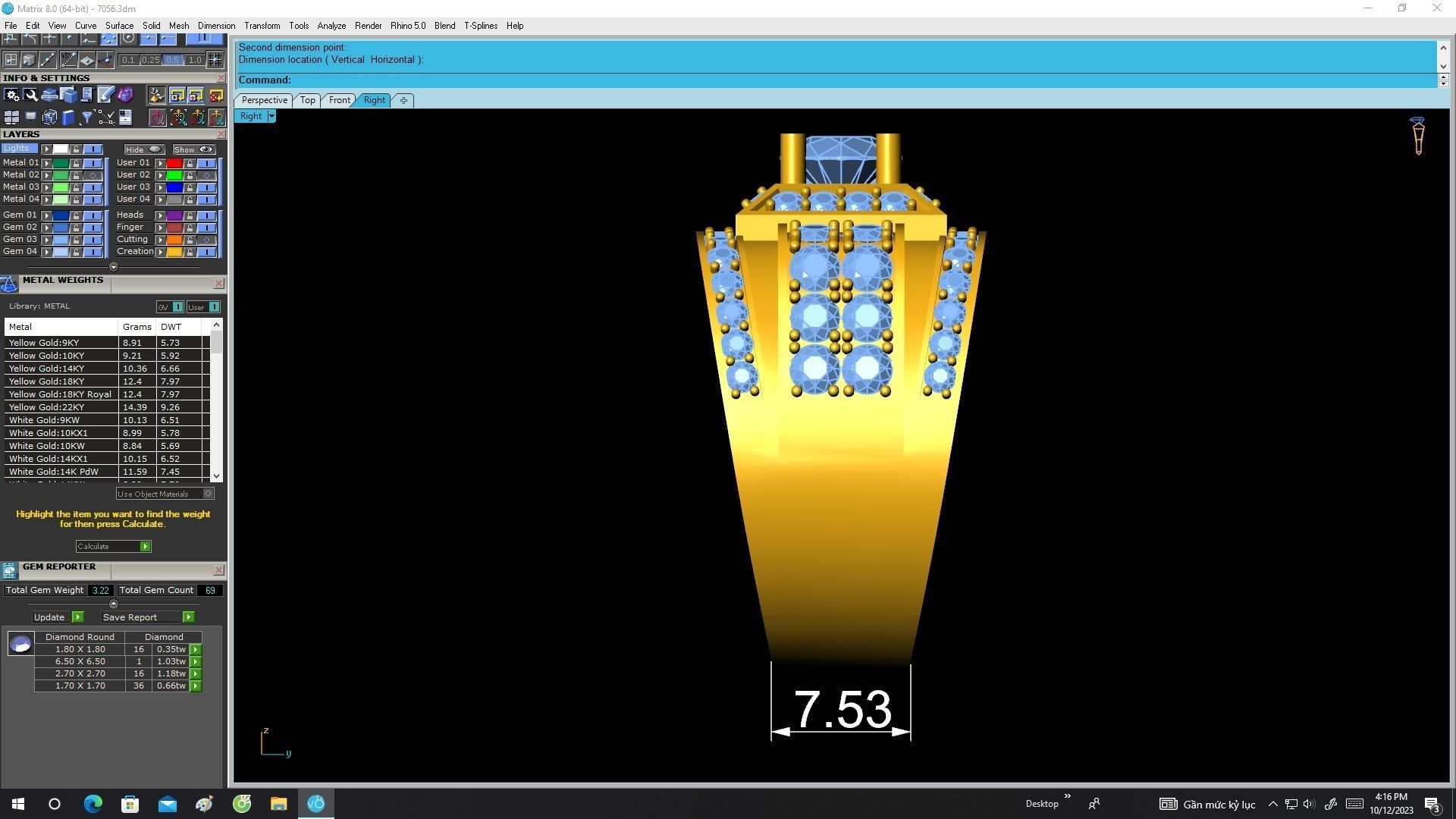 7056 luxury korean diamond men ring 3D print model_7