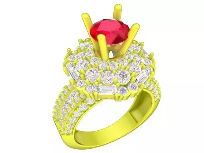 7057 luxury korean diamond women ring 