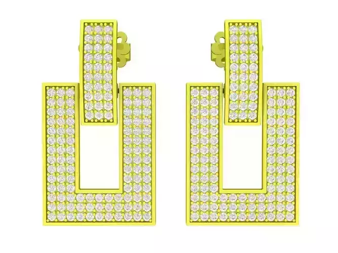 7059 luxury korean diamond women earrings
