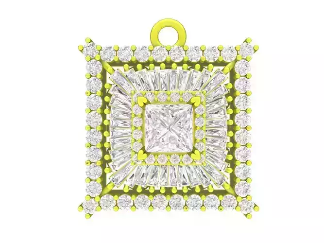 7061 luxury vietnamese diamond women pendant 