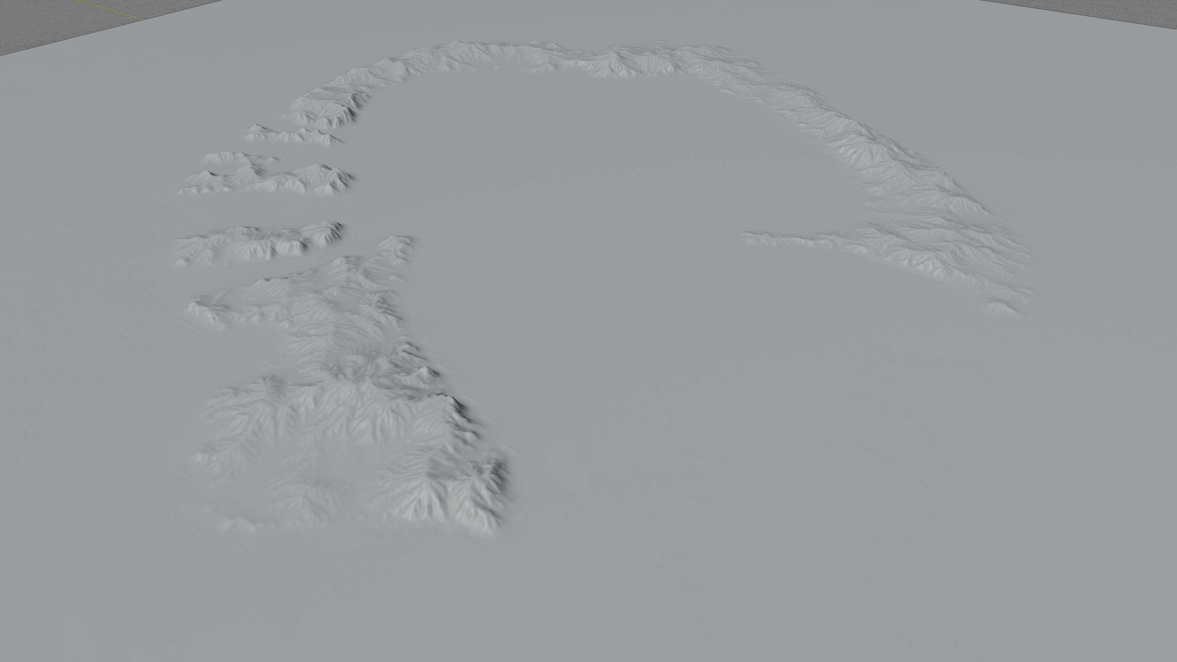 Motu One Island 3d model terrain Low-poly 3D model_11