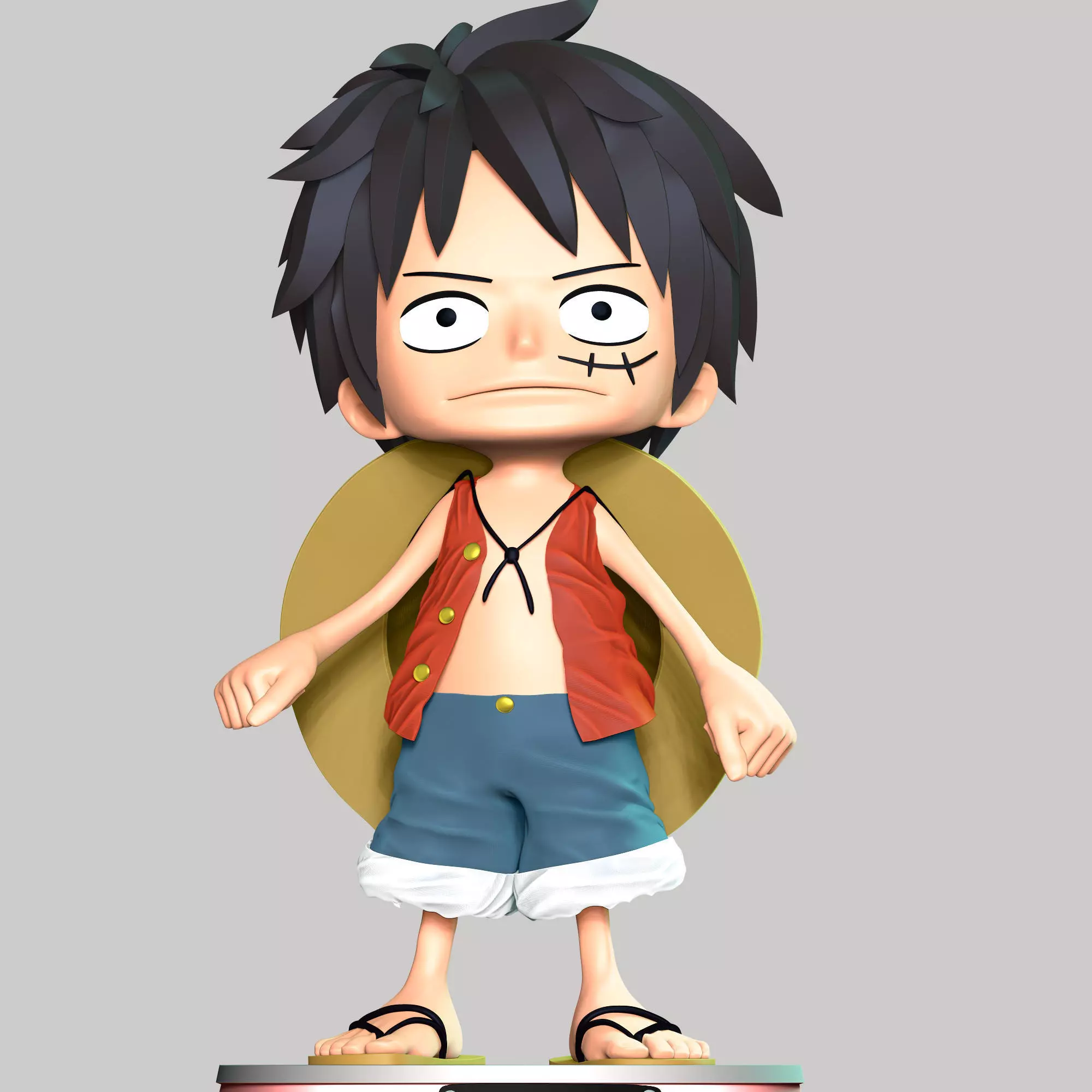 One Piece - Luffy young Free 3D print model