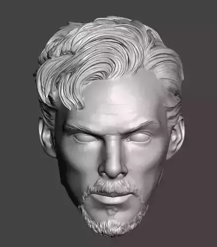 Dr Strange Benedict Cumberbatch headsculpt 3D print model
