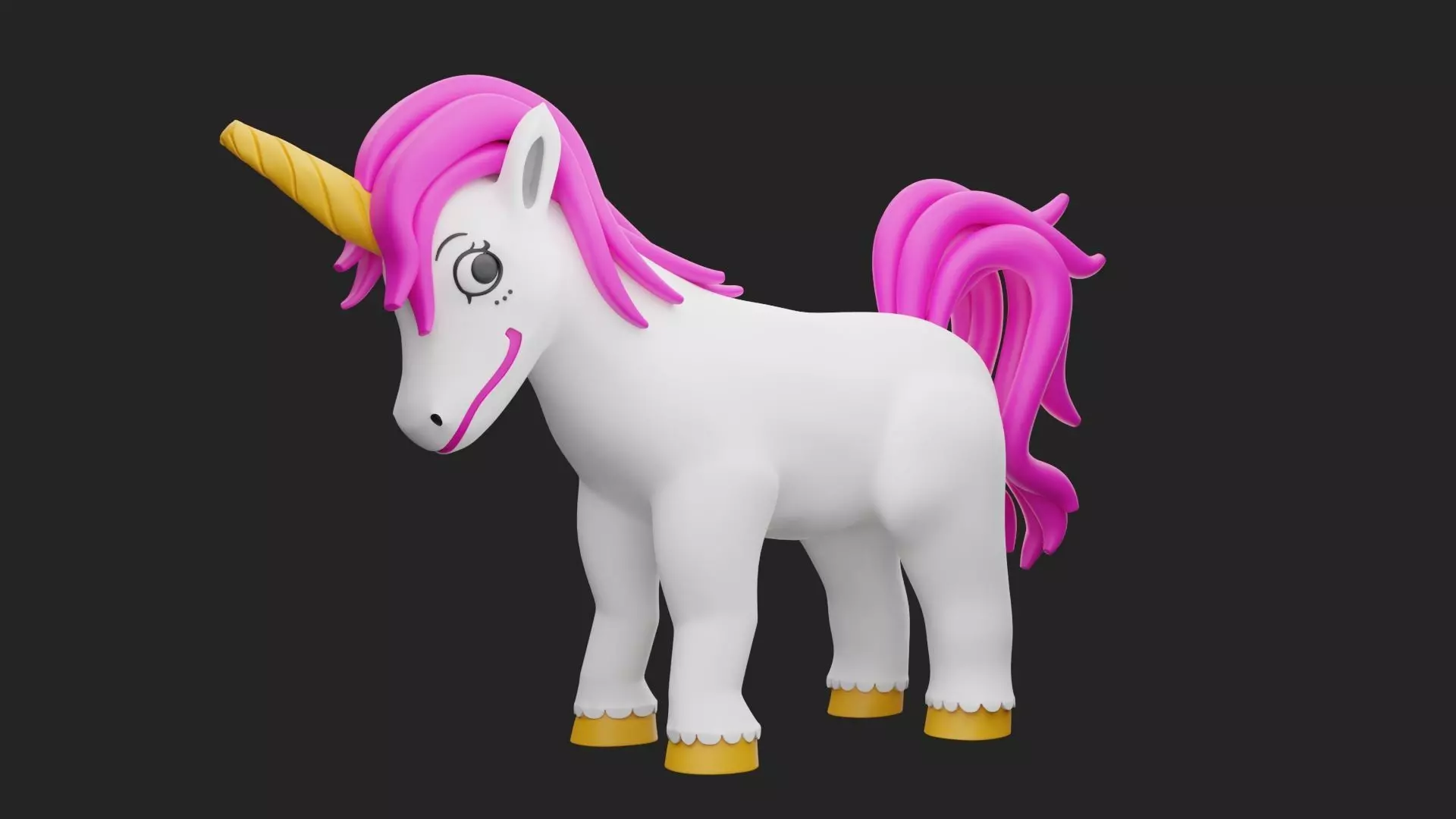 Unicorn 3D Model 3D print model