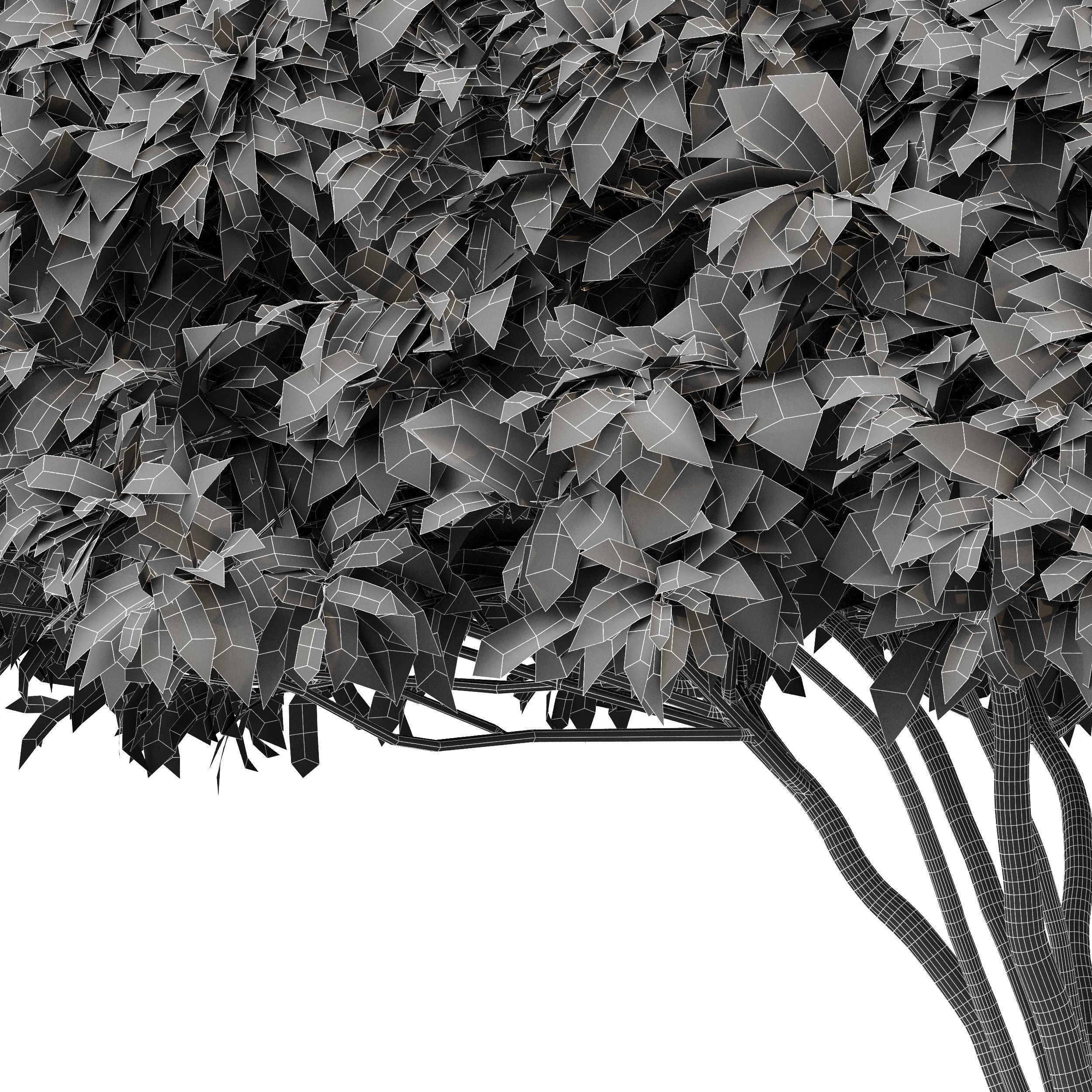 6 Different SETS of Tree SET VOL96 3D Model Collection_24