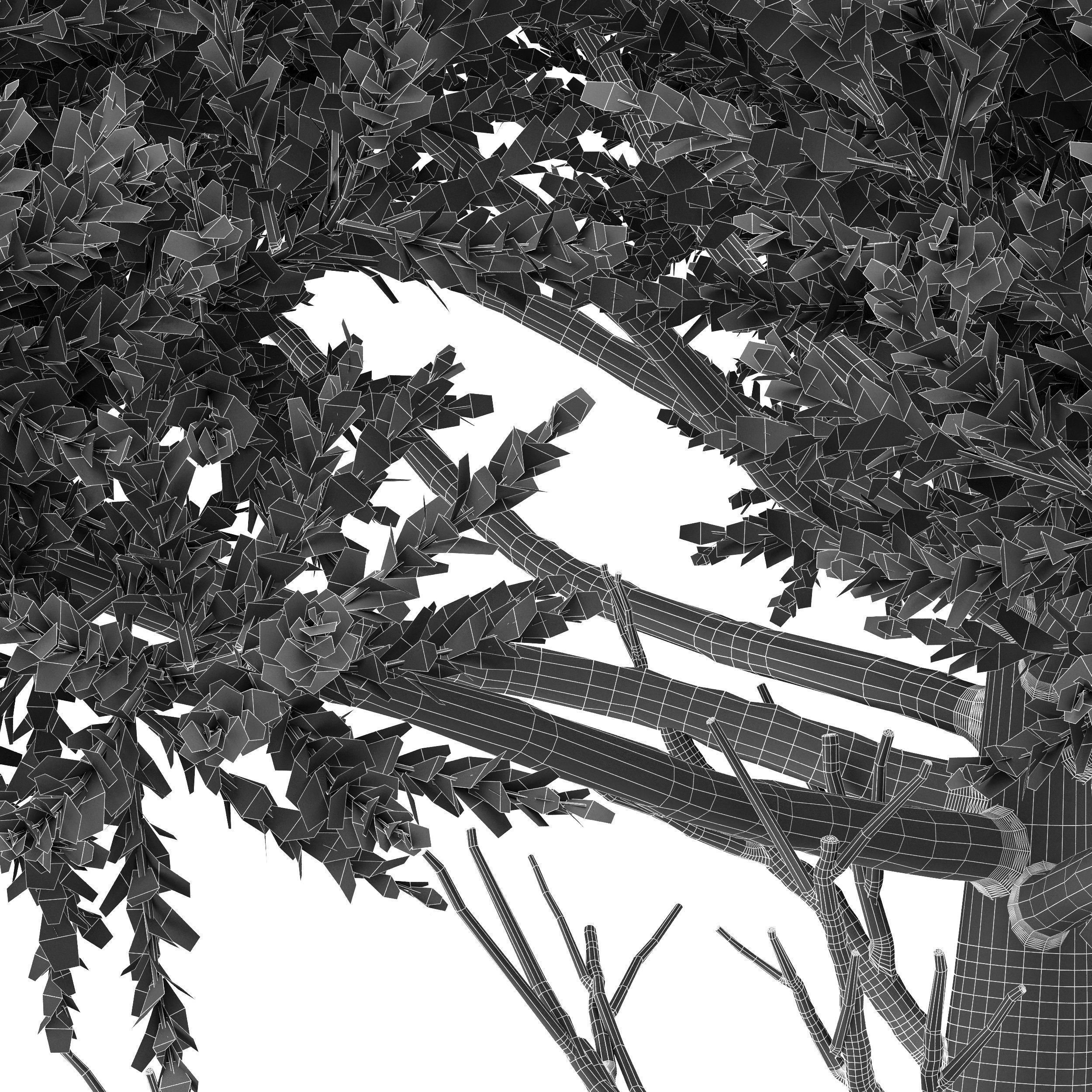 6 Different SETS of Tree SET VOL96 3D Model Collection_25