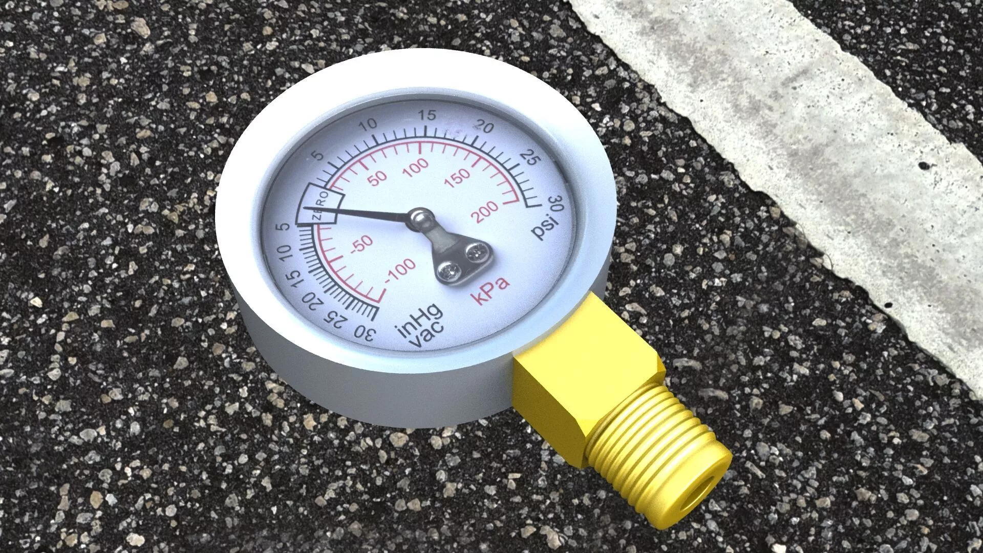 Pressure Gauge Free 3D model