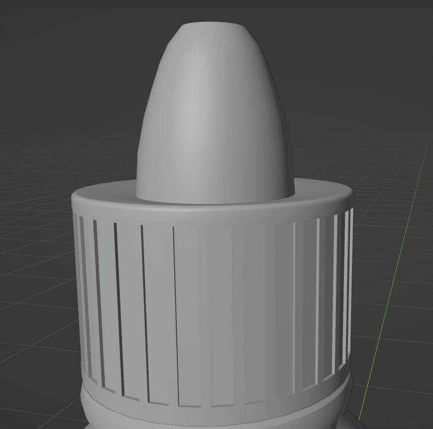 Medical Dropper Bottle Low-poly 3D model_7