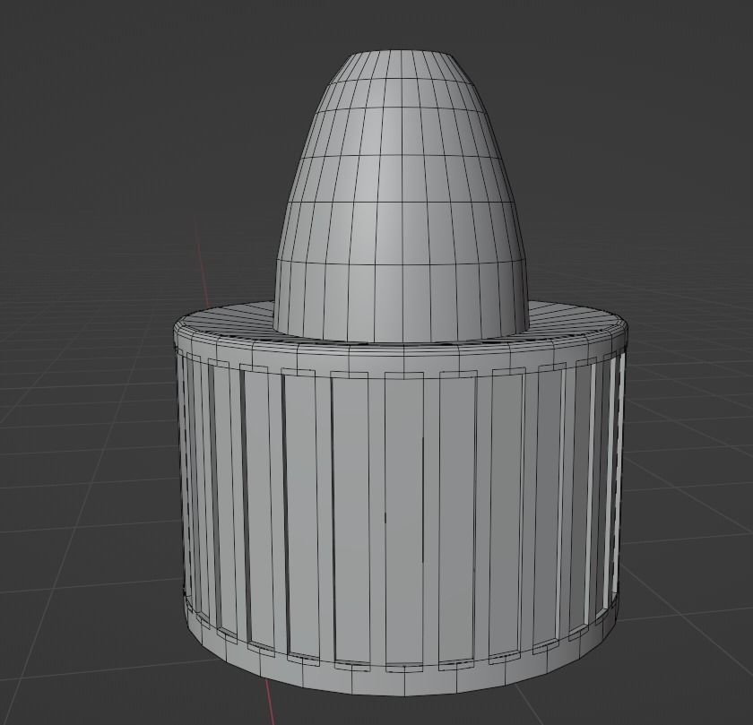 Medical Dropper Bottle Low-poly 3D model_14