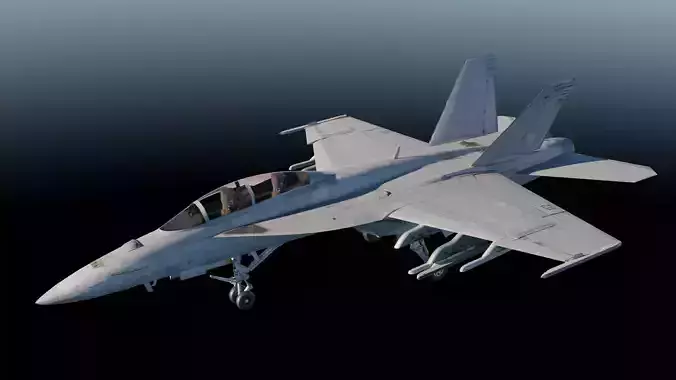 F-18 Super Hornet Fighter Jet