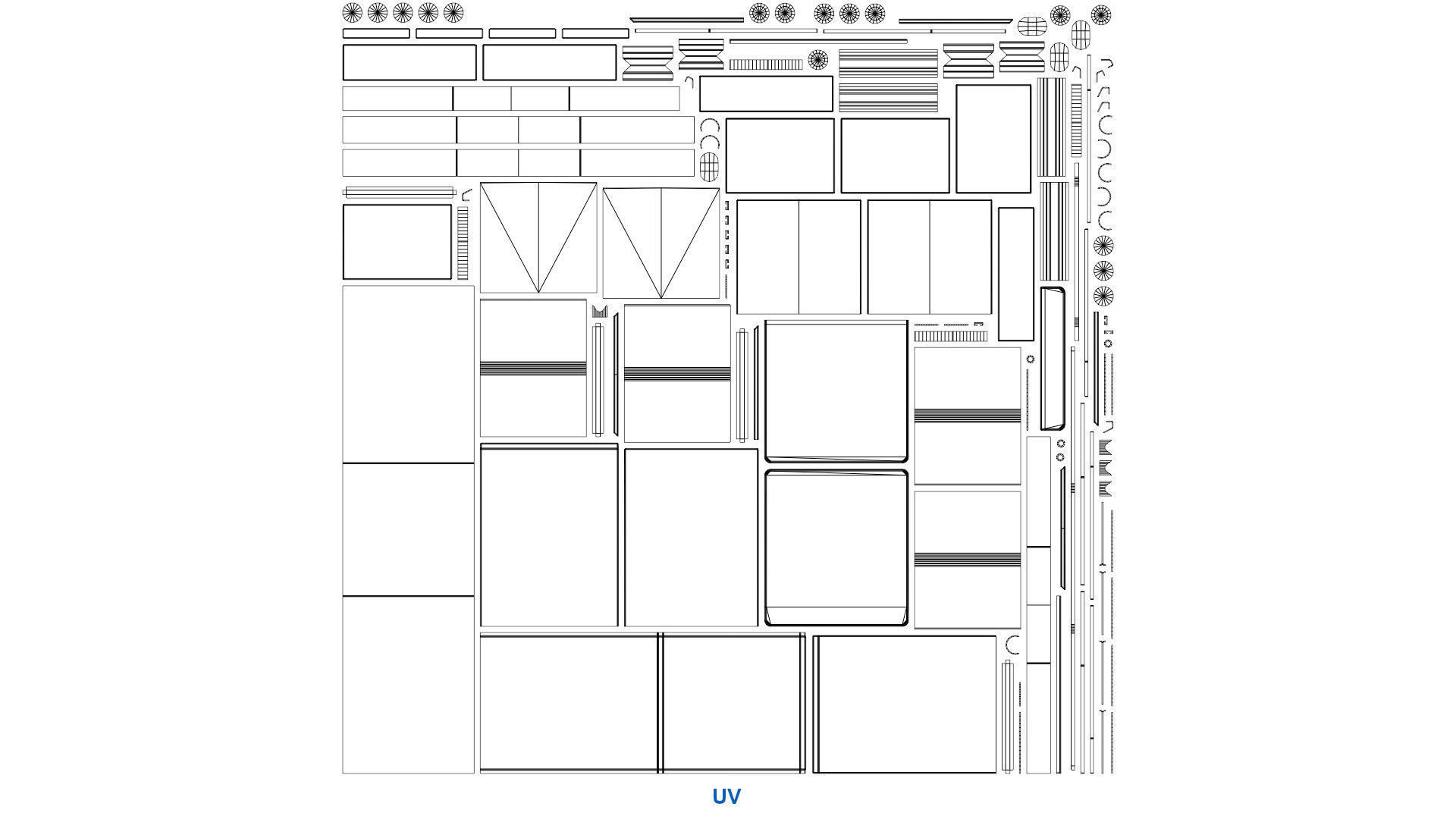 Medical Drawer 1B Low-poly 3D model_10