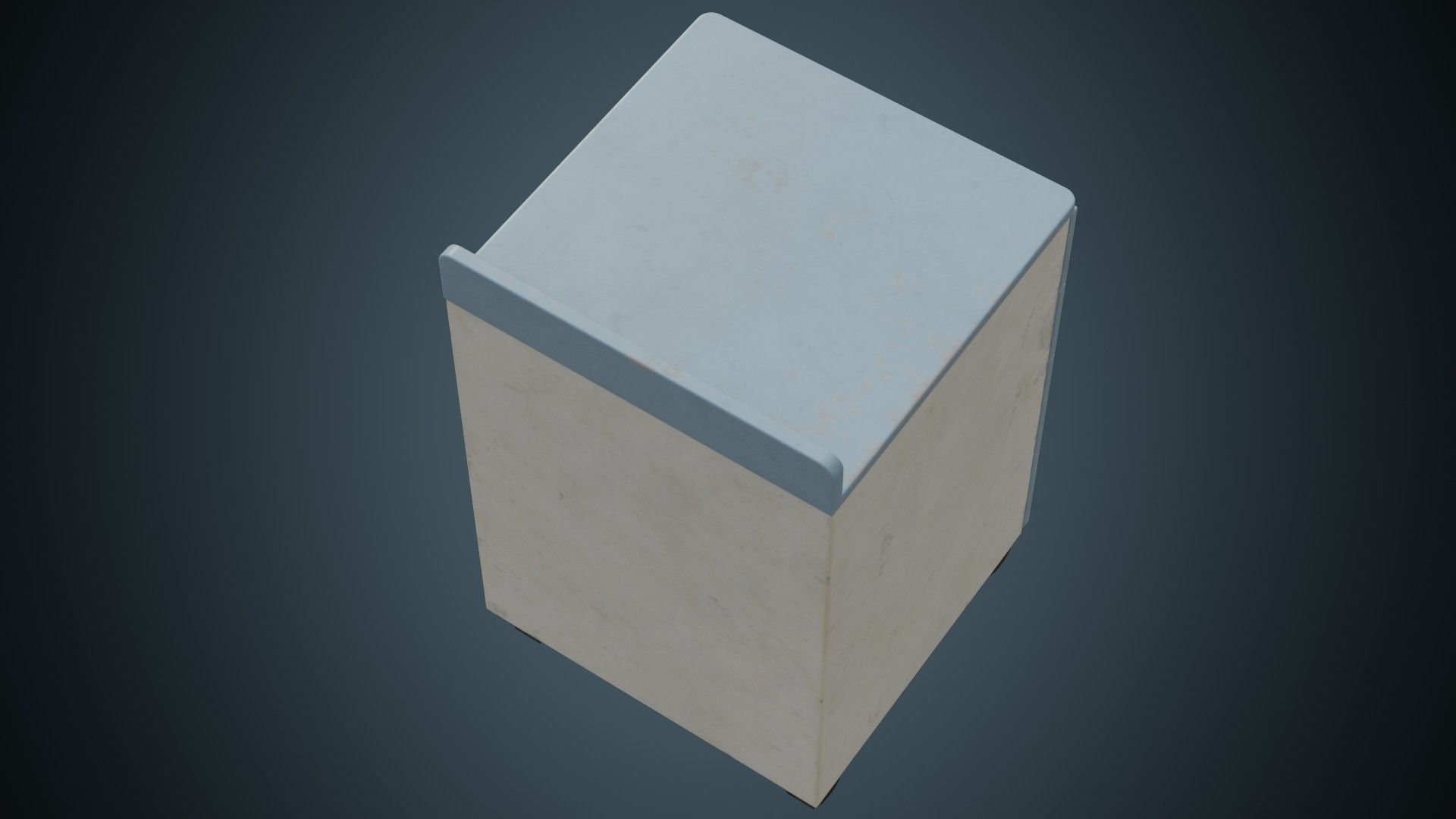 Medical Drawer 1B Low-poly 3D model_5