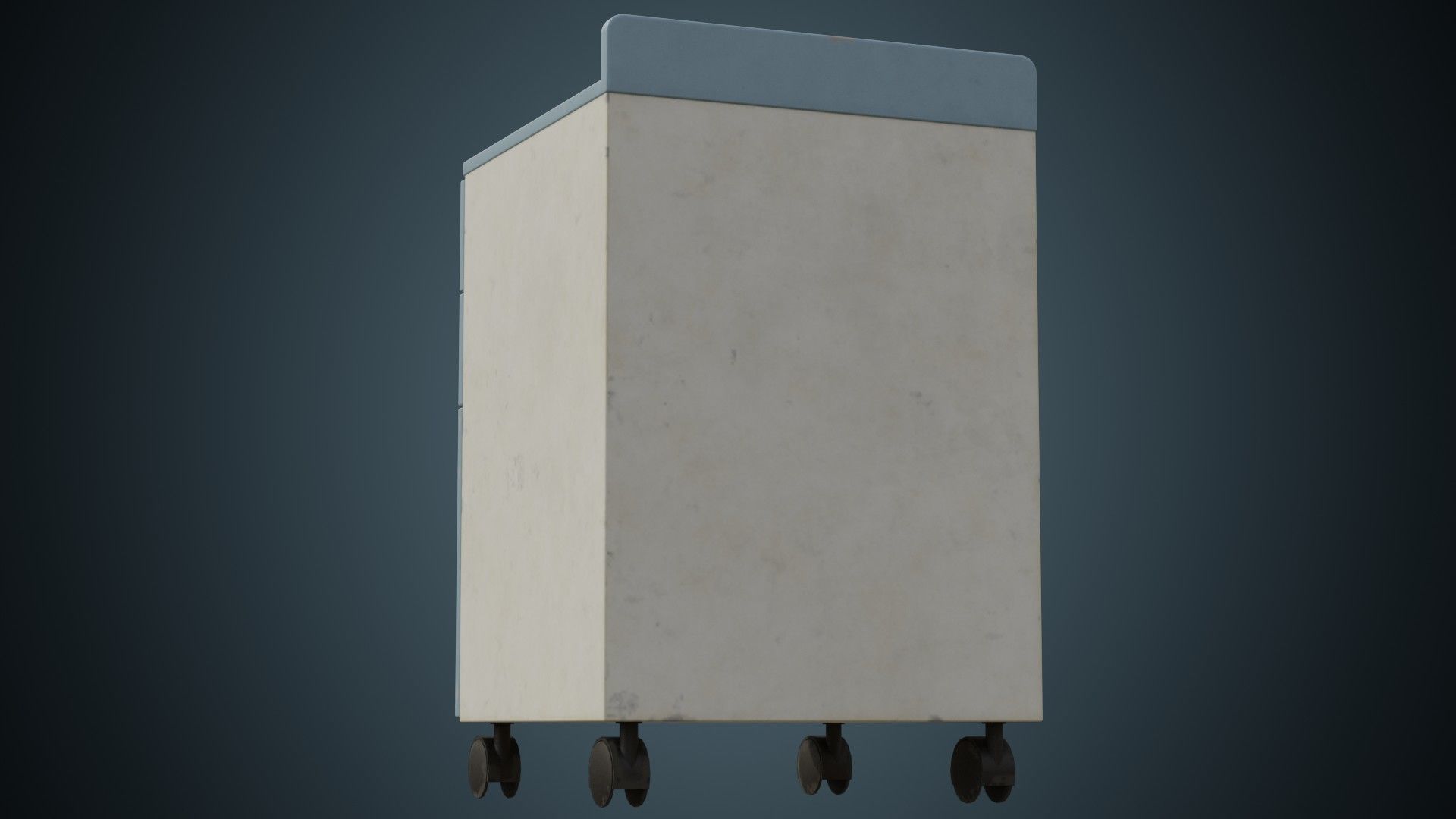 Medical Drawer 1B Low-poly 3D model_6