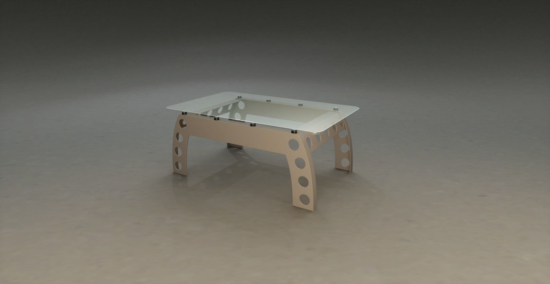 Garage Coffee Table 3D model_1