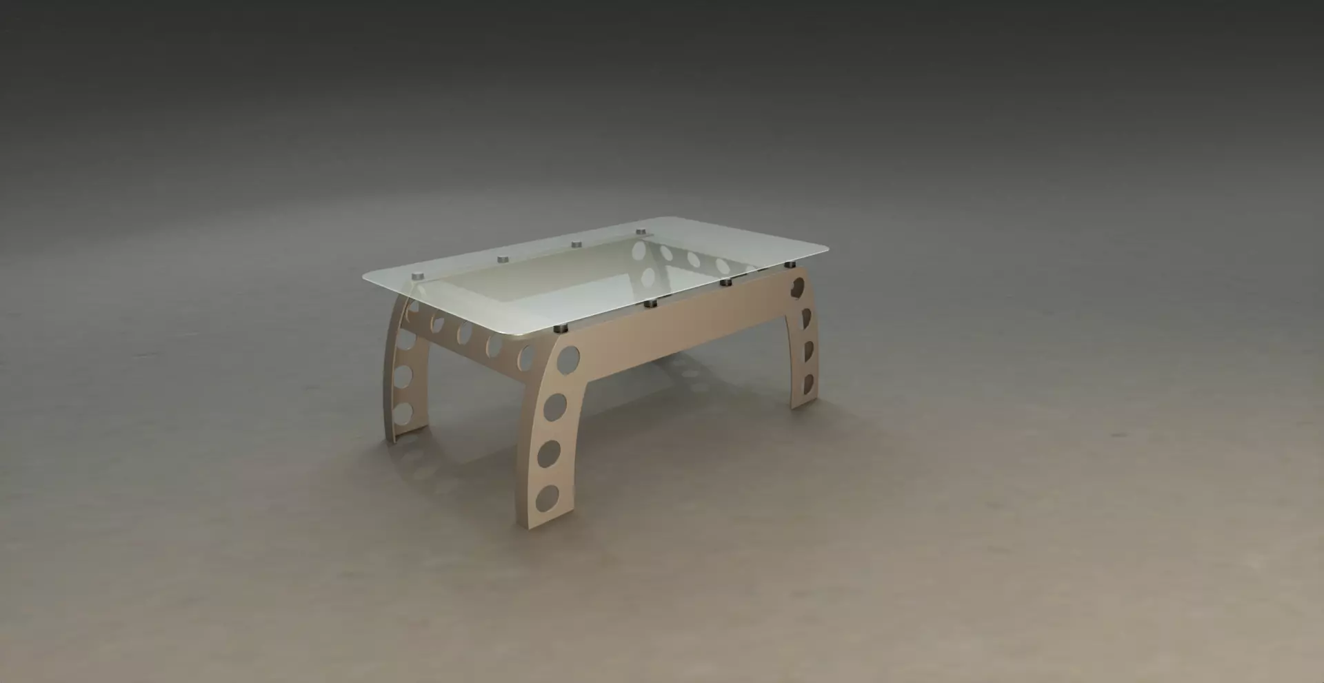 Garage Coffee Table 3D model_0