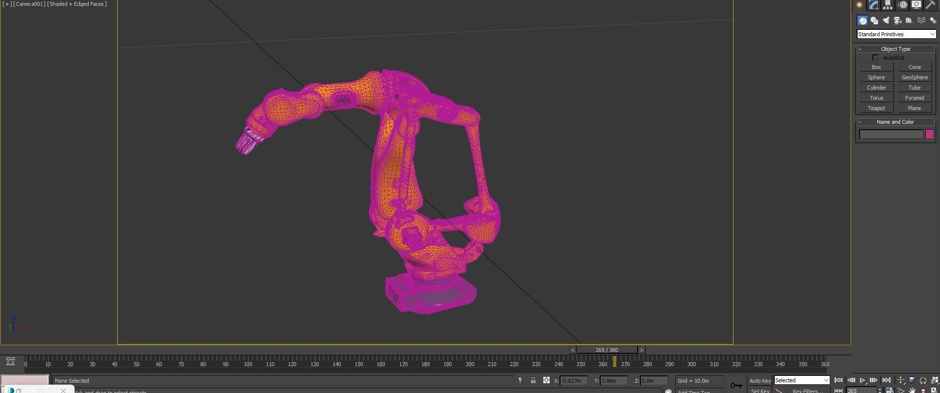 Mechanical arm 3D model_7