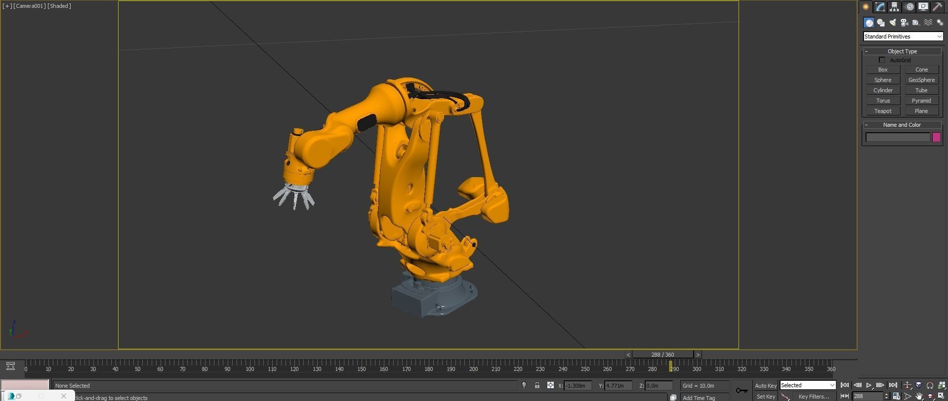 Mechanical arm 3D model_5