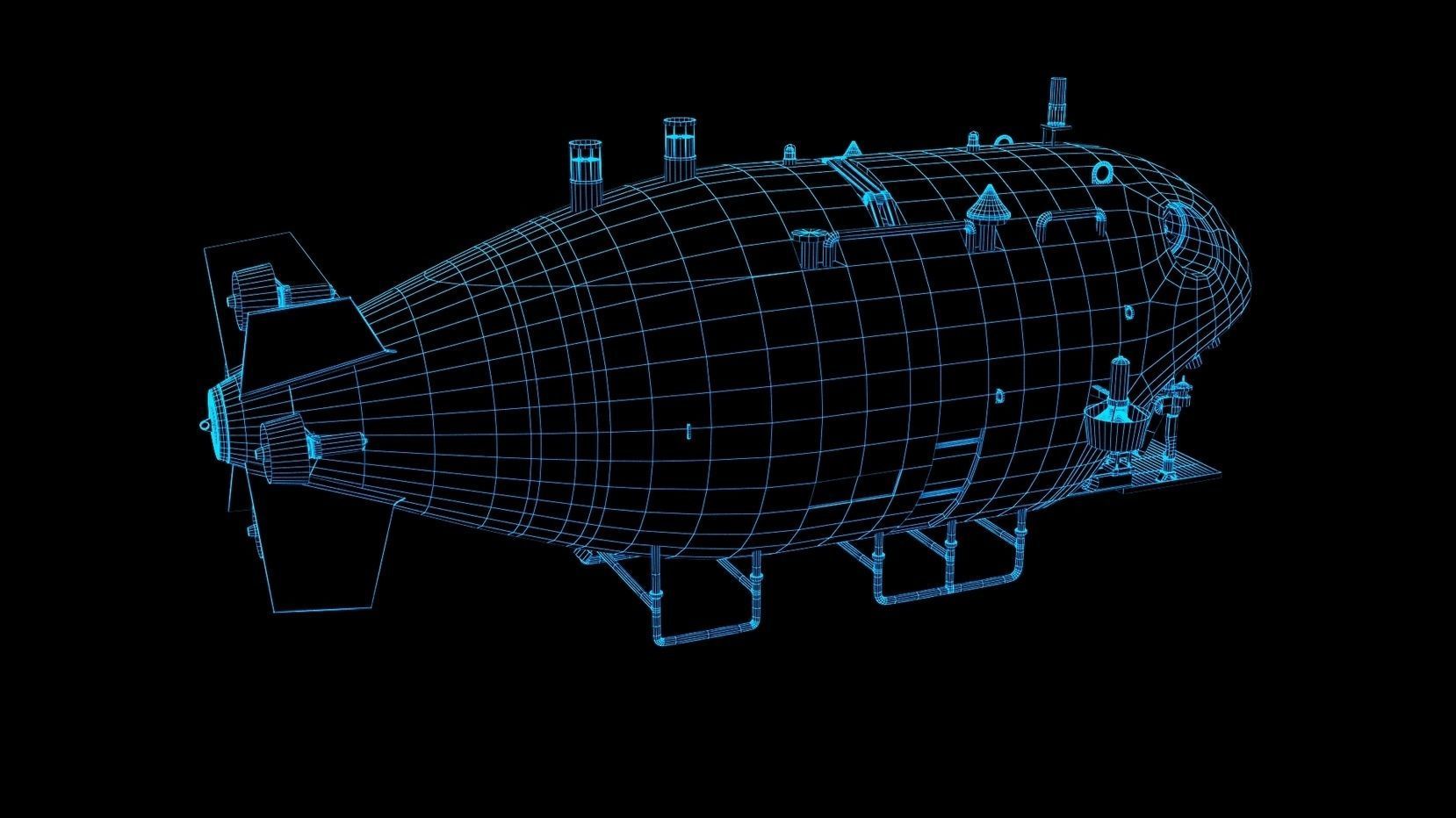 Submarines 3D model_2