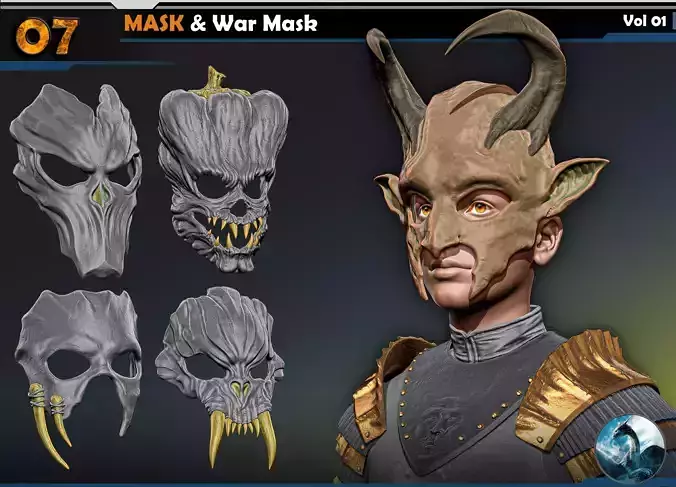 Mask -War Mask Vol 01 