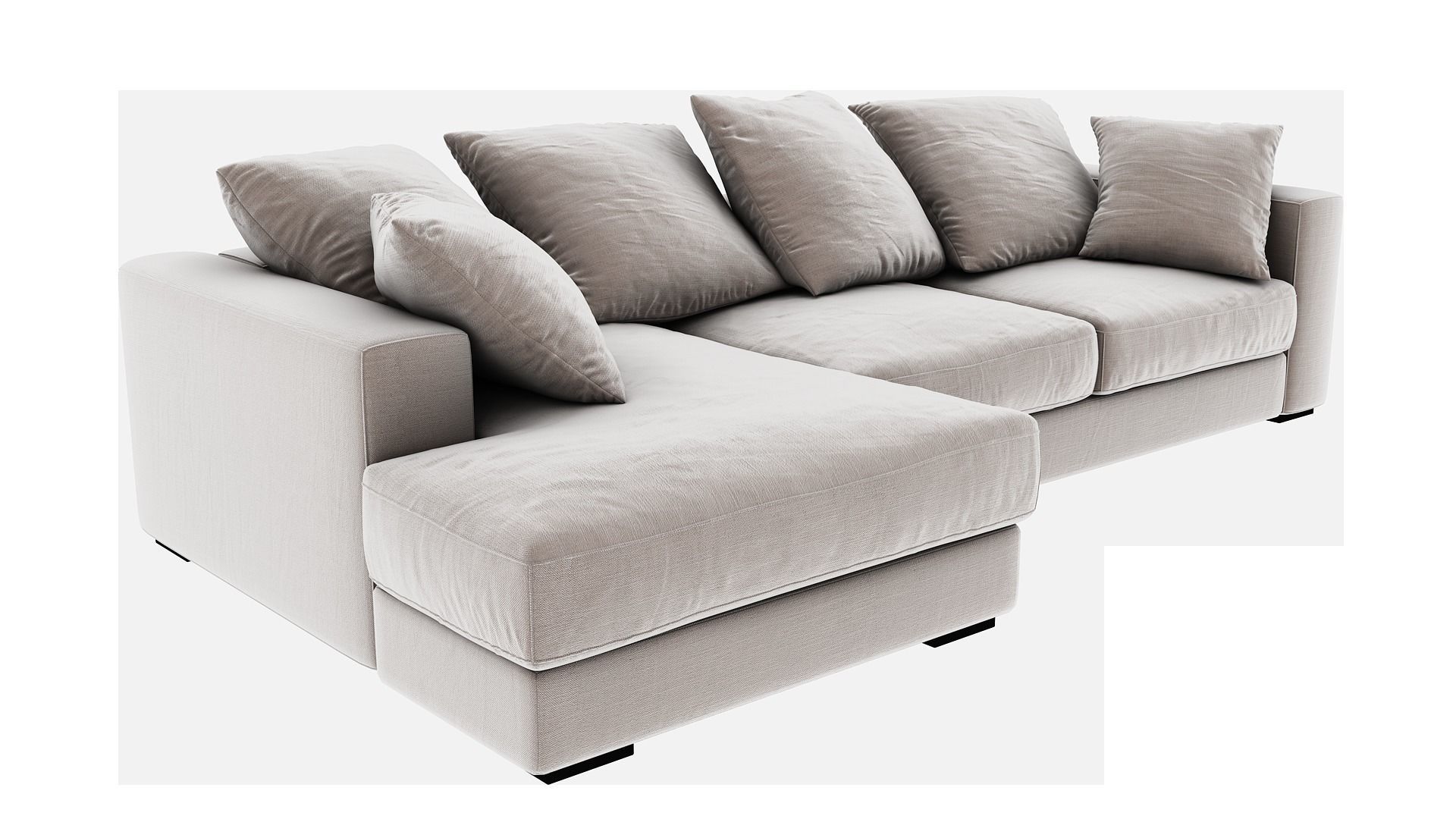 Cloud Modular Sofa Model 3D model_3