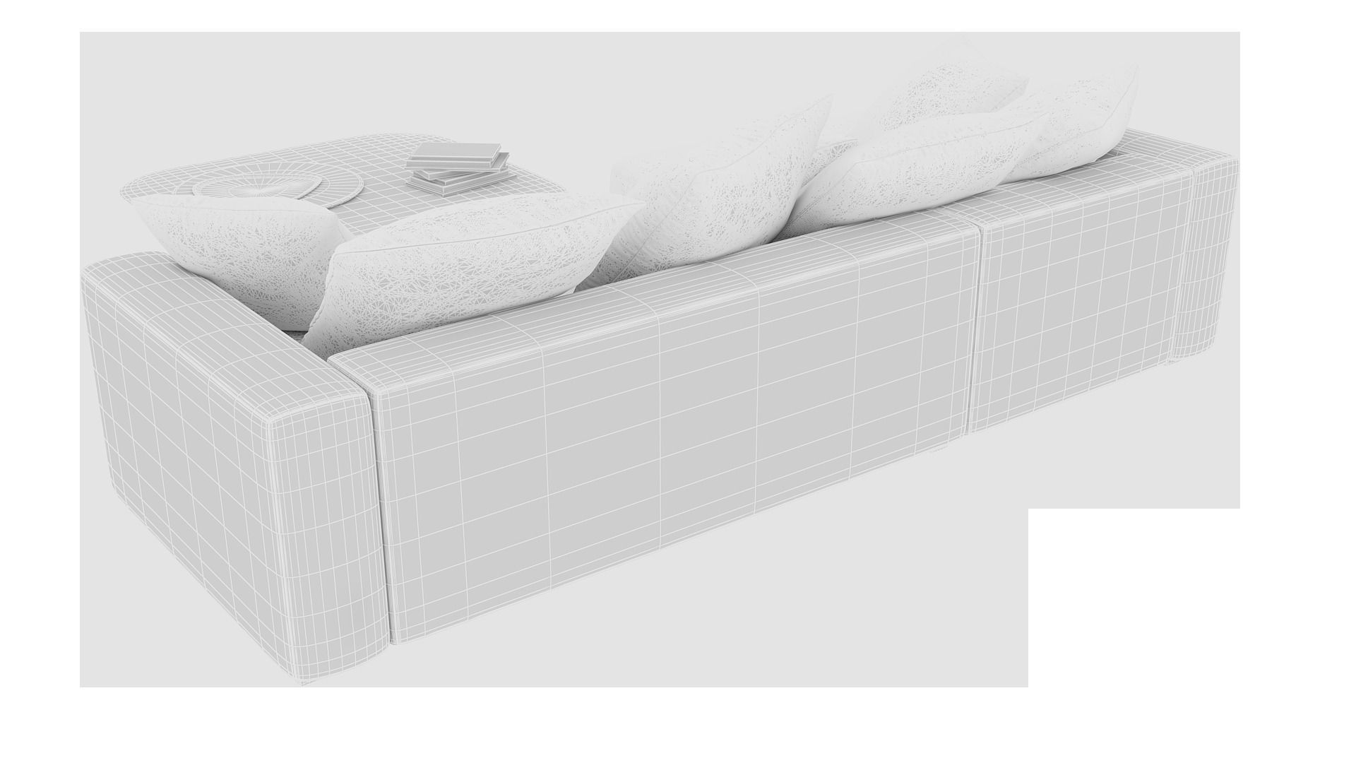 Cloud Modular Sofa Model 3D model_6