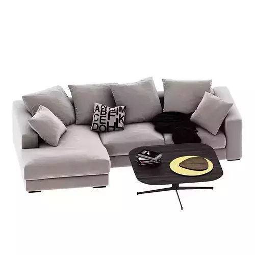 Cloud Modular Sofa Model 3D model