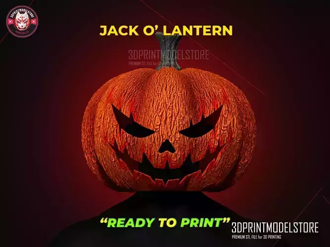 Jack O Lantern Cosplay - Halloween Pumpkin Head Costume  3D print model