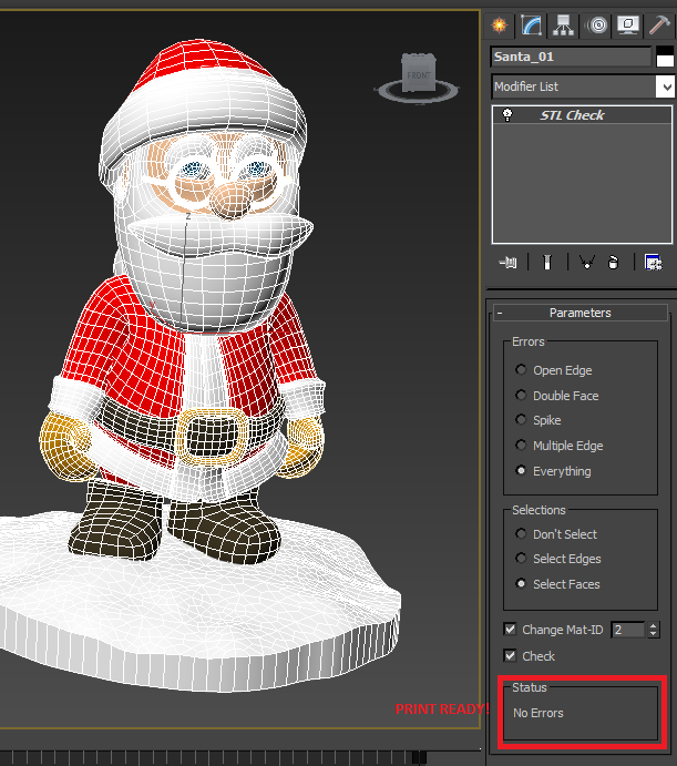 Pose 01 - Steady Santa 3D print model_3