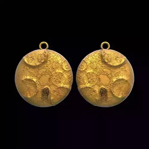 Moon earrings