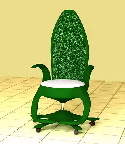Stylized armchair