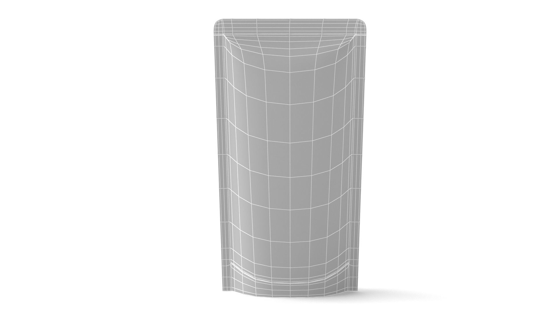 stand up pouch 3D model_7
