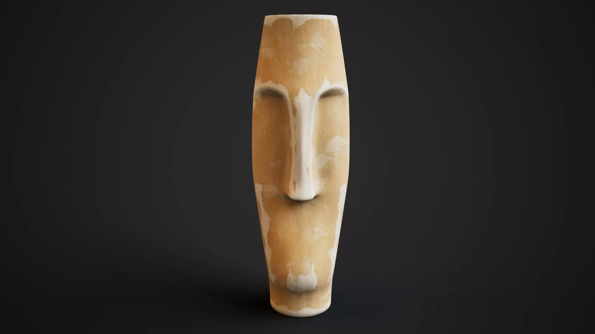 flower vase Low-poly 3D model_0