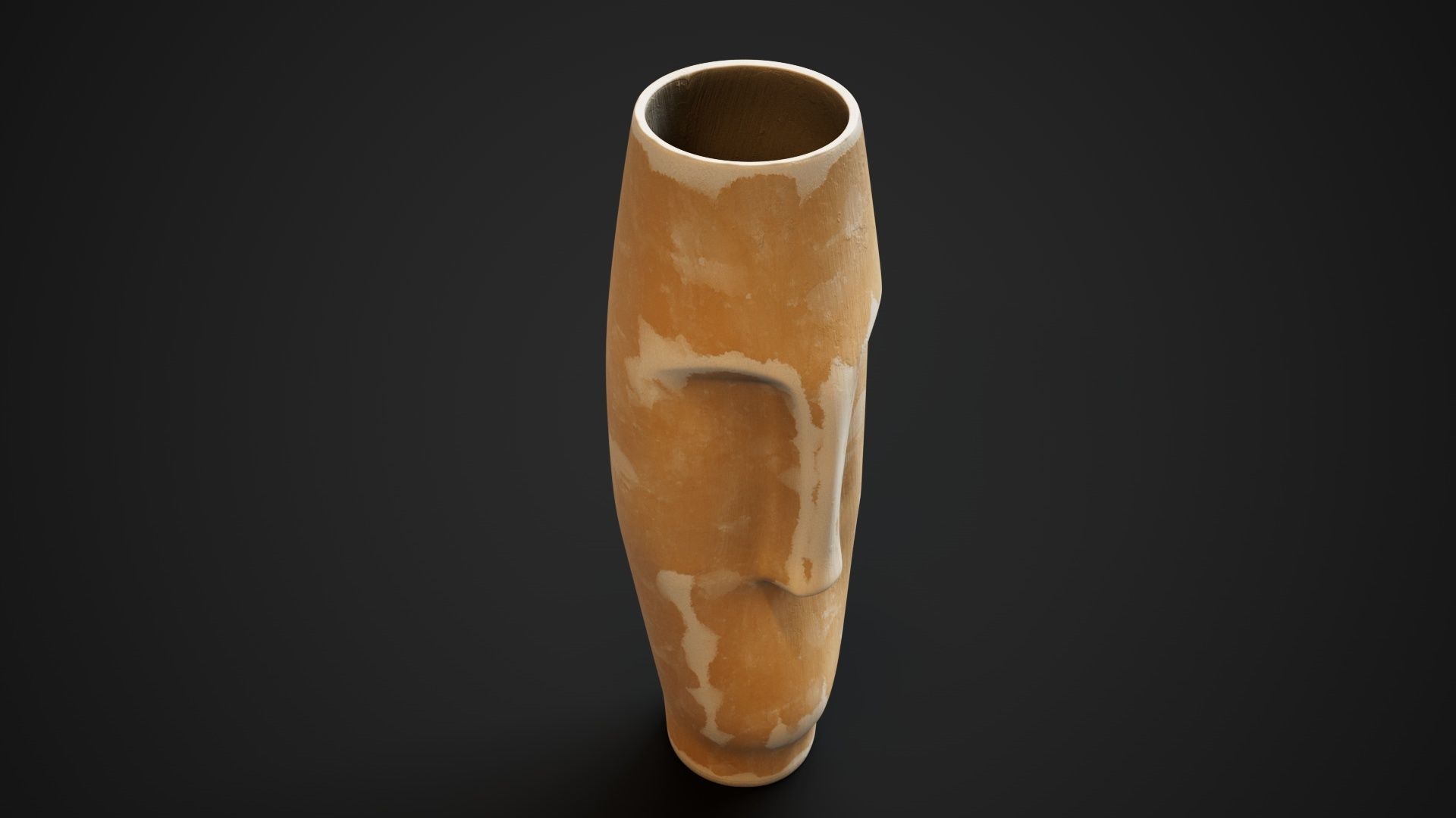 flower vase Low-poly 3D model_7