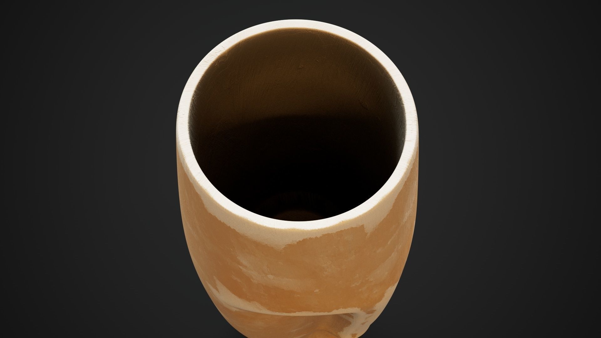 flower vase Low-poly 3D model_12