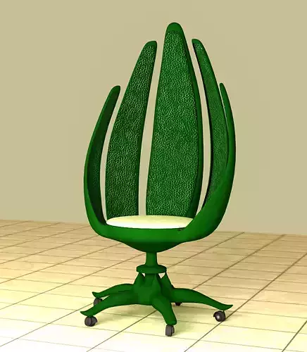 Stylized armchair