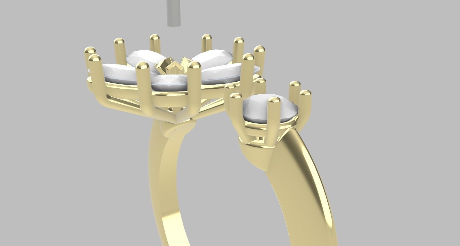 RING FLOWER 3D print model_7
