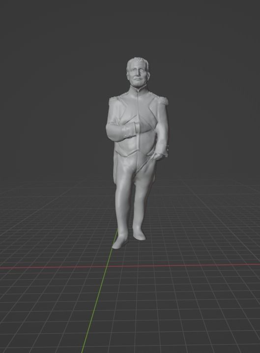 Napoleon 3D print model_1