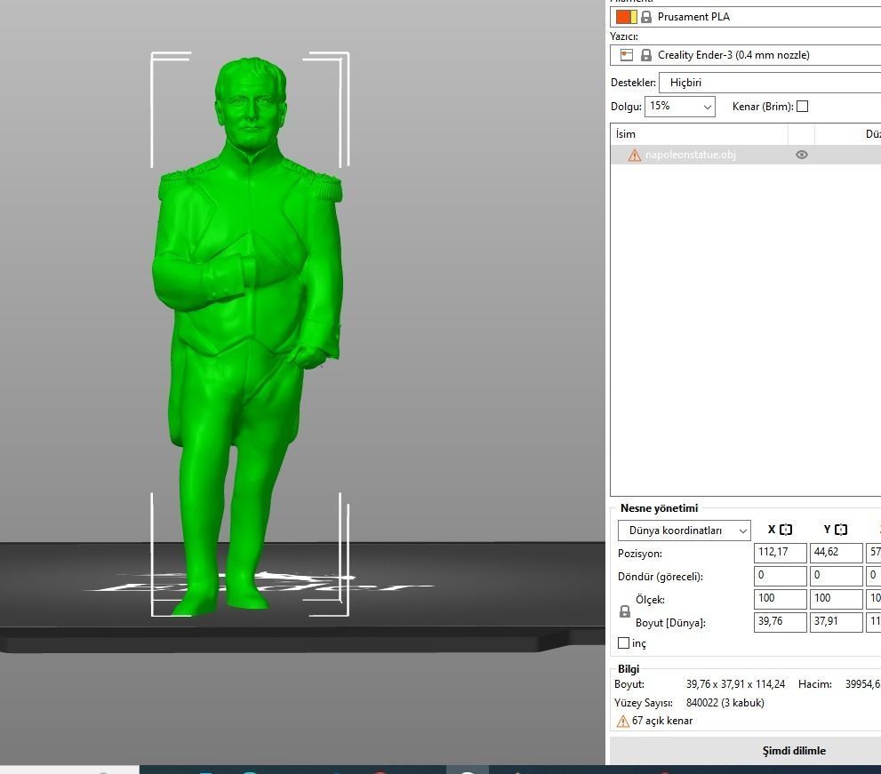 Napoleon 3D print model_14