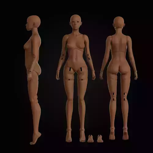 BJD doll Sarah 40 cm 3D print model