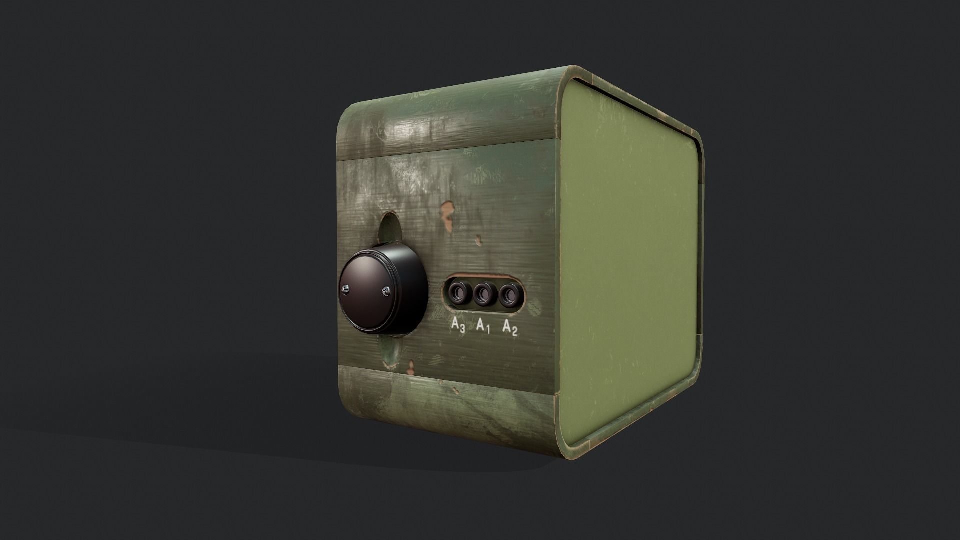 WWII Radiostation Sever - Tutorial Included 3D model_8