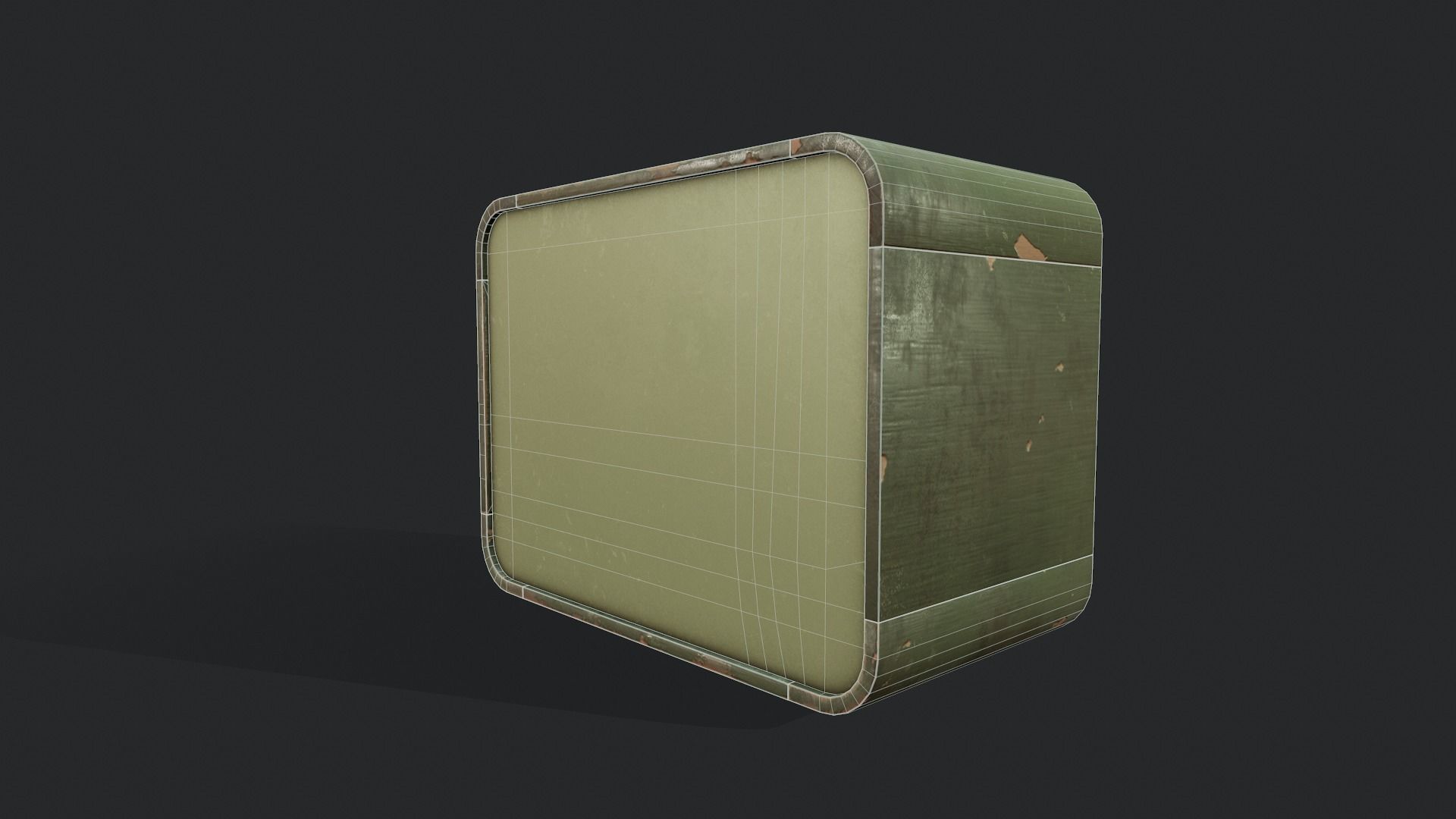 WWII Radiostation Sever - Tutorial Included 3D model_7