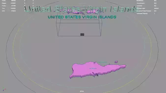 United States USA Virgin Islands  United States USA map region