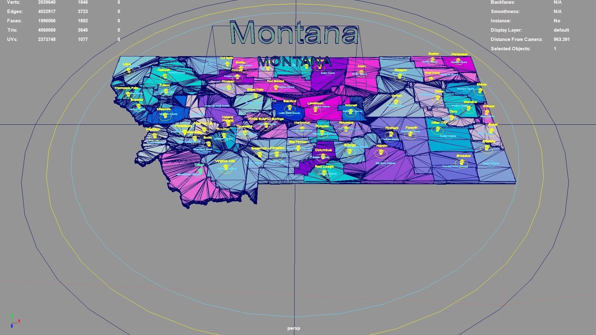 Montana United States USA Map Region 3D Model Geography 3D Model Rigged Montana United States Usa Map Region 3d Model Geography 3d Model E79a10b868