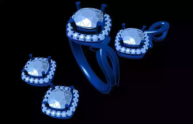 Diamond Jewellery Sets Concept