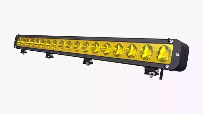 Large Amber LED Light Bar