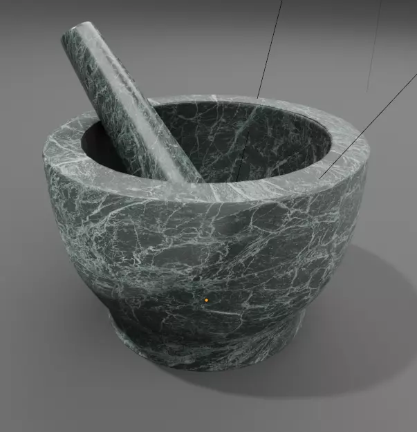 Stone Herb Grinder Basic Free 3D model_0