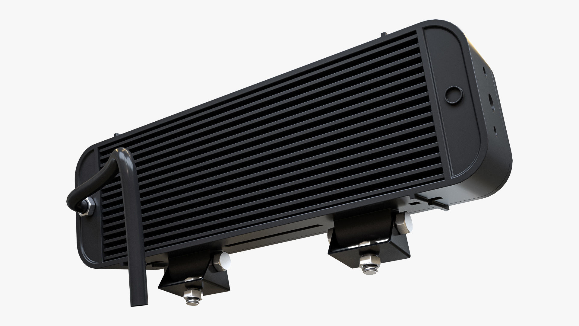 Medium Amber LED Light Bar 3D model_7